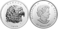 Canada 25$ Canada 2020 25$ Proud Bald Eagle 1 oz Pure Silver EHR Coin #1 -