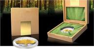 Samoa 10$ Samoa 2014 – 10$ Gold Leaf Collection 3D Ginko – 1 oz Silver Proof Coin -