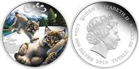 Tuvalu 50 Cents Tuvalu 2016 0.5$ The Cubs Lynx 1/2 oz Silver Proof Coin -