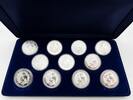 Australia Australia 1999 Kookaburra European Currencies Privy Mark Series 11 x Silver Coin  1999 Proof