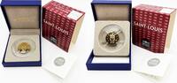 France Frankreich 50 Euro 2012 50 Euro 1500 Years of French History Saint Louis 1/4 oz Gold Coin -