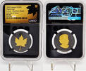 Canada 200$ Canada 2020 200$ Rhodium Plated Incuse Gold Maple Leaf Pure Gold Coin NGC PF70 -