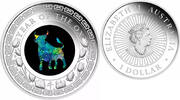 Australia 1$ 2021 Australian OPAL LUNAR YEAR OF THE OX 1 oz Silver Coin  329,99 EUR Gratis verzending