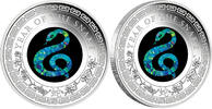 Australia 1$ 2025 OPAL LUNAR YEAR OF THE SNAKE 1 oz Silver Coin  219,99 EUR209,99 EUR Gratis verzending