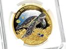 Niue 2014 Endangered and Extinct GREEN SEA TURTLE 1 oz Gold Coin NGC PF70  5999,00 EUR5499,00 EUR Gratis verzending