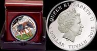 Tuvalu 1$ Tuvalu 2015–1$ Deadly & Dangerous–Australia’s Bull Ant–1 oz Silver Proof Coin -