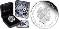 Tuvalu 50 Cents Tuvalu 2016 – 0,5$ The Cubs Snow Leopard – 1/2oz Silver Proof Coin -