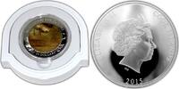 Cook Islands 25$ Cook Islands 2015–25$ Mississippi Steamboat Mother of Pearl–5 oz Silver Coin -