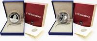 France Frankreich 50 Euro France 2012 50 Euro Great French Ships The Hermione 5 oz Silver Coin -