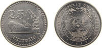 Mozambique 2,5 Meticais Mozambique People's Republic 1986 2,5 Meticais Aluminium (Aluminium 97%, Magnesium 3%) 1.9g BU KM 100 -