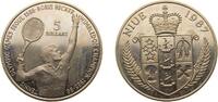 Niue 5 Dollars Niue New Zealand Dependent State 1987 5 Dollars - Elizabeth II (Boris Becker) Copper-nickel (80000) 28.3g BU KM 1 -