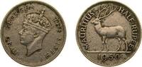 Mauritius ½ Rupee 1950 Royal Mint (Tower Hill) Mauritius British crown c... 3,30 EUR  plus 12,00 EUR verzending