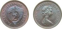 Falkland Islands ½ Penny Falkland Islands British Overseas Territory 1982 ½ Penny - Elizabeth II (2nd portrait) Bronze Royal Mint 1.782g BU KM 1 -