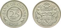 Guyana 25 Cents Guyana Constitutional Monarchy Within The Commonwealth 1967 25 Cents Copper-nickel Royal Mint (3505100) 4.25g BU KM 34 Schön 34 -