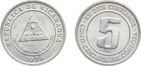 Nicaragua 5 Centavos de Córdoba Nicaragua Republic 1974 5 Centavos (FAO) Aluminium Royal Mint (2000000) 1.46g BU KM 28 Schön 29 -