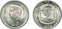 Philippines 25 Sentimos Philippines Republic 1972 25 Sentimos Nickel brass (90000000) 4.12g UNC KM 199 Schön 37 -