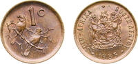 South Africa 1 Cent South Africa Republic 1985 1 Cent (SUID-AFRIKA - SOUTH AFRICA) Bronze Pretoria Mint 3g UNC KM 82 -