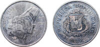Dominican Republic ½ Peso Dominican Republic Fourth Republic 1989 ½ Peso Nickel (8000000) 11.35g UNC KM 73 Schön 75 -