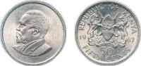 Kenya 50 Cents Kenya 1967 50 Cents (Without legend) Copper-nickel (5120000) 3.8g UNC KM 4 Schön 4 -