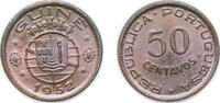 Guinea-Bissau 50 Centavos Guinea-Bissau Portuguese Overseas Province 1952 50 Centavos Bronze (10000000) 4g UNC KM 8 Schön 10 -