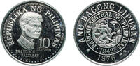 Philippines 10 Sentimos Philippines Republic 1976 FM 10 Sentimos Copper-nickel (9901) 2g PF KM 207 Schön 46 -