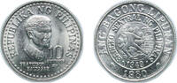 Philippines 10 Sentimos Philippines Republic 1980 BSP 10 Sentimos Copper-nickel 1.98g UNC KM 226 Schön 65 -