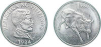 Philippines 1 Peso Philippines Republic 1984 1 Piso (Large type) Copper-nickel (4997000) 9.5g UNC KM 243.1 Schön 84 -