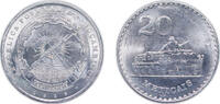 Mozambique 20 Meticais Mozambique People's Republic 1986 20 Meticais Aluminium 3.79g UNC KM 103a Schön 46a -