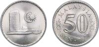 Malaysia 50 Sen Malaysia Federal elective constitutional monarchy 1977 50 Sen - Agong Copper-nickel (75% Copper, 25% Nickel) Shah alam (17719888 -