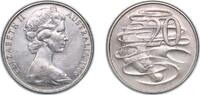 Australia 20 Cents Australia Commonwealth 1966 20 Cents - Elizabeth II (2nd Portrait) Copper-nickel (75% Copper, 25% Nickel) 11.52g AU KM 66 Schön -