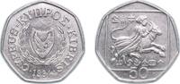 Cyprus 50 Cents (Sent) Cyprus Republic 1994 50 Cents (Abduction of Europa - Copper-Nickel) Copper-nickel Royal Mint (500000) 6.96g AU KM 66 -