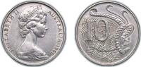Australia 10 Cents Australia Commonwealth 1966 10 Cents - Elizabeth II (2nd Portrait) Copper-nickel (75% Copper, 25% Nickel) 5.63g AU KM 65 Schön 5 -