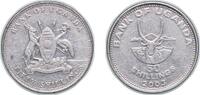 Uganda 50 Shillings Uganda Republic 2003 50 Shillings Nickel plated steel Royal Canadian Mint of Winnipeg 4g XF Scratches KM 66 -
