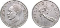 Tanzania 1 Shilingi Tanzania Republic 1984 1 Shilingi Copper-nickel (10000000) 8.04g AU KM 4 Schön 5 -