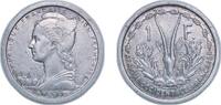 French Equatorial Africa 1 Franc French Equatorial Africa French colony 1948 1 Franc Aluminium Paris Mint (15000000) 1.3g AU KM 6 Schön 6 -
