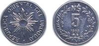 Uruguay 5 Nuevos Pesos Uruguay Oriental Republic of Uruguay 1989 5 Nuevos Pesos Stainless steel (65000000) 1.33g UNC KM 92 Schön 77 -