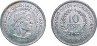 Uruguay 10 Pesos Uruguay Oriental Republic of Uruguay 1961 10 Pesos (Sesquicentennial of Revolution Against Spain) Silver (.900) (3000000) 12.55g -