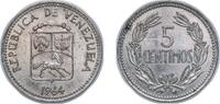 Venezuela 5 Centimos Venezuela Fourth Republic 1964 5 Céntimos Puya Copper-nickel (40000000) 2.51g UNC Y 38.1 Y 38.2 Y 38.3 NCV mv5cts-ca NCV mv5ct -