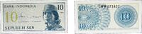 Indonesia 10 Sen Indonesia Republic 1964 10 Sen Paper UNC P 92 -