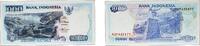 Indonesia 1000 Rupiah Indonesia Republic 1992 1000 Rupiah Paper AU P 129 -