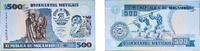 Mozambique 500 Meticais Mozambique Republic 1991 500 Meticais Paper UNC P 134 -