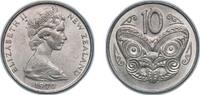 New Zealand 10 Cents New Zealand 1970 10 Cents - Elizabeth II (2nd portrait) Copper-nickel 5.7g UNC KM 41 KM 41.1 KM 41.2 -