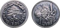 Lebanon 1 Livre 1968 Lebanon Republic 1968 1 Līrah / Livre (FAO) Nickel ... 11,00 EUR  plus 12,00 EUR verzending