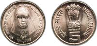 India 5 Rupees India Republic 2009 ♦ 5 Rupees (Saint Alphonsa) Nickel brass Mumbai / Bombay Mint 5.95g UNC KM 365 -