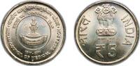 India 5 Rupees India Republic null ♦ 5 Rupees (Indian Council of Medical Research) Nickel brass Mumbai / Bombay Mint 5.91g UNC KM 396 Schön 372 -
