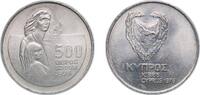 Cyprus 500 Mils Cyprus Republic 1976 500 Mils (Refugee) Copper-nickel Royal Mint (100000) 14.14g UNC KM 45 -
