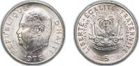 Haiti 5 Centimes Haiti Second Republic 1975 5 Centimes (FAO) Nickel brass (70% Copper, 18% Zinc, and 12% Nickel) San Francisco Mint (16000000) 2. -