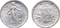France 50 Centimes France Third Republic 1913 50 Centimes Silver (.835) (14000000) 2.49g AU Franc 2014 190 Gad 1789 420 KM 854 Schön 186 -