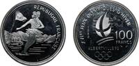 France 100 Francs France Fifth Republic 1989 100 Francs (Ice Skating) Silver (.900) (170867) 22.27g PF KM 972 -