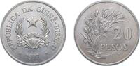 Guinea-Bissau 20 Pesos Guinea-Bissau Republic 1977 20 Pesos (FAO) Copper-nickel (75% Copper, 25% Nickel) Royal Mint (2500000) 13g UNC KM 21 Schön 21 -